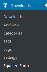 squeeze-form-addon-menu