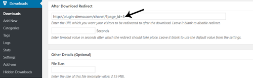 after-download-redirection