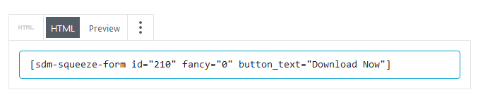 inserting-shortcode-html-block-example